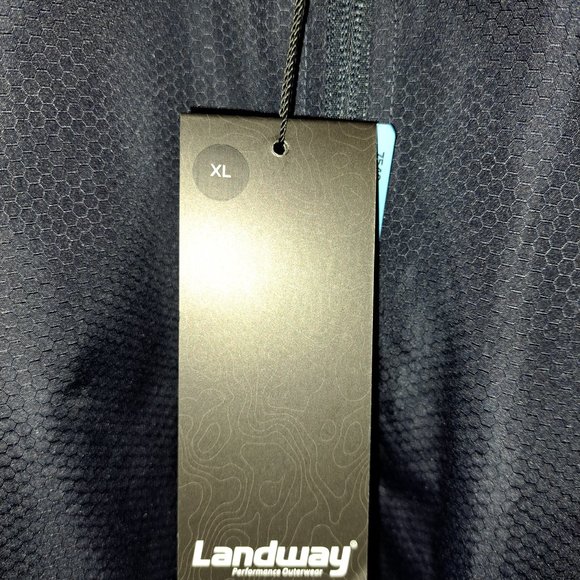 Landway Aerolite Men's Golf Mesh Lined Windbreaker size XL,color Navy - Picture 7 of 10